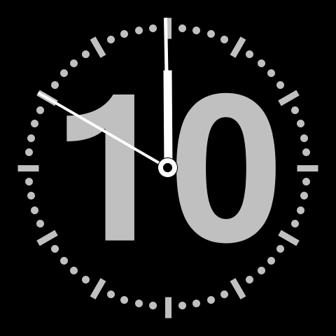 Image result for gif clock black and white